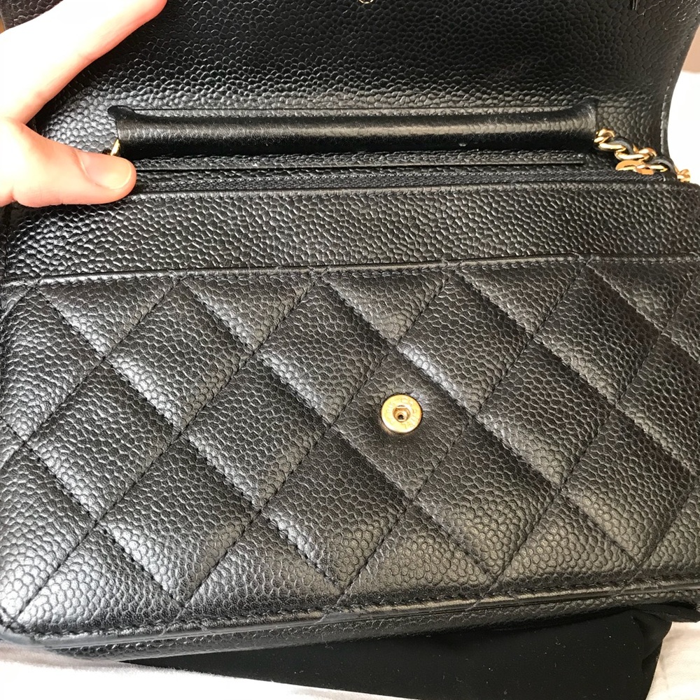 ❌SOLD❌ Chanel Caviar Wallet on Chain with GHW - Picture 4 of 8